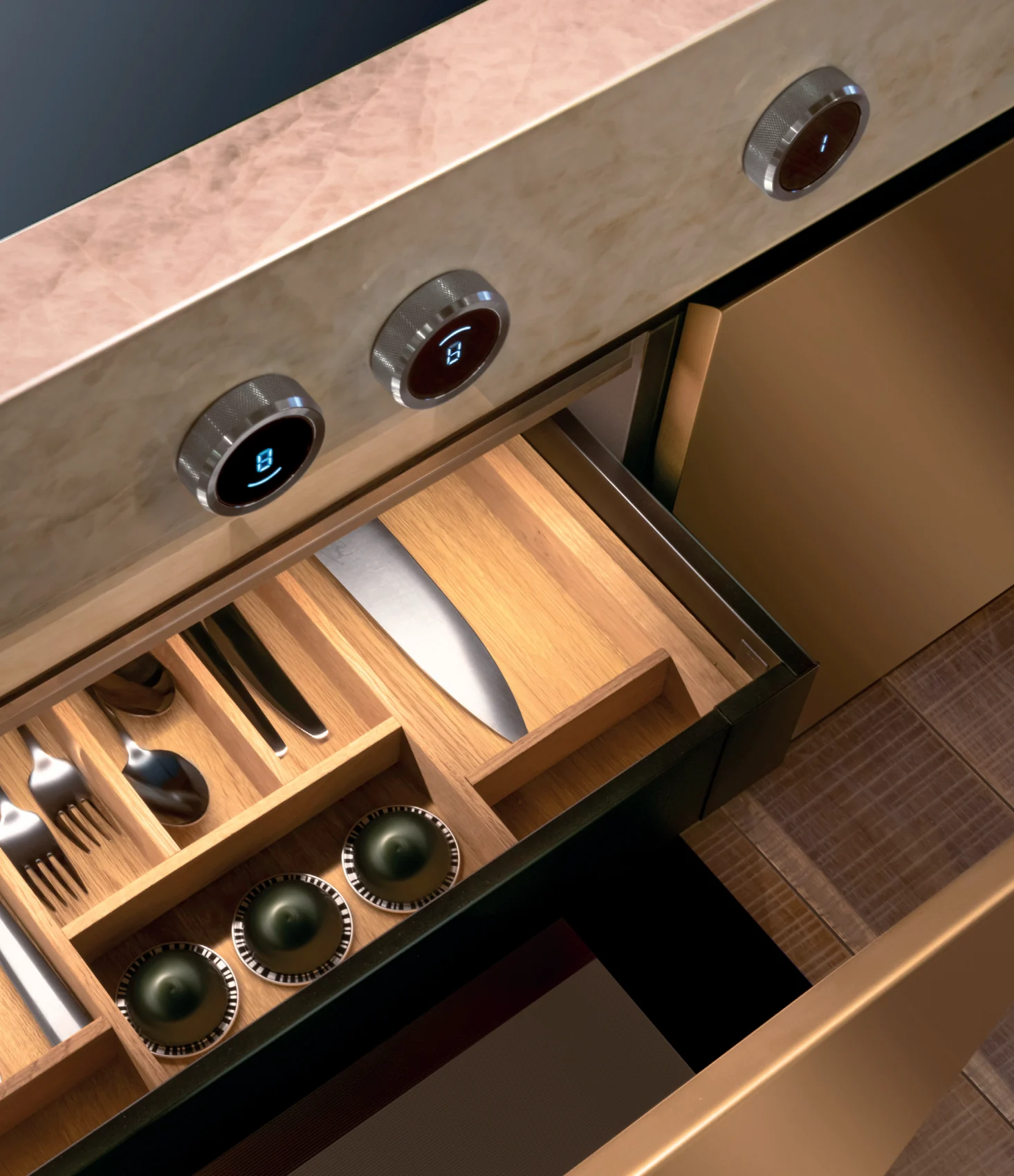 Harbour: bespoke interior, materials and joinery , catalogue page 52, image 1
