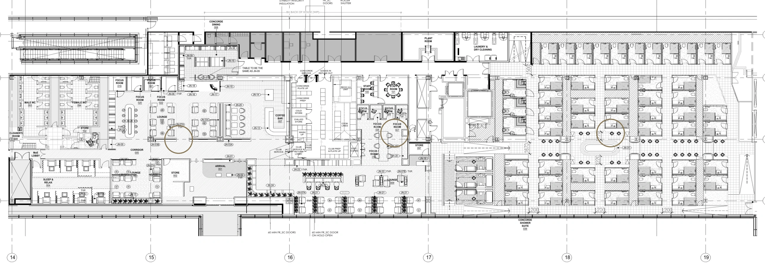 Commercial Hospitality: architectural plan and spatial coordination , catalogue page 83, image 2